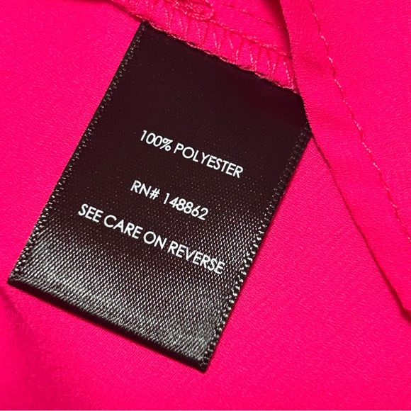 Torrid Georgette Cage Front Blouse Size 4 Pink Glo Plus Size - Picture 6 of 6